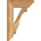 Ekena Millwork Balboa Slat Rough Sawn Bracket w/ Offset Brace, Western Red Cedar, 6"W x 16"D x 24"H BKT0604X16X24BOA06RWR - alternate 4